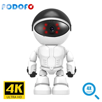 1080P Robotas WiFi Kamera, Apsaugos Kameros 360 ° Belaidis 2MP VAIZDO stebėjimo Kamerą 