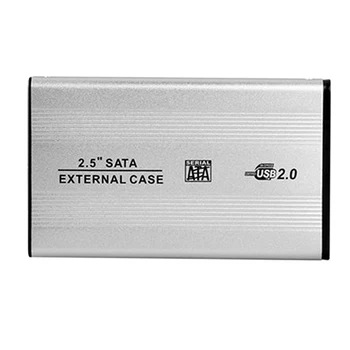 Nešiojamas USB 2.0 SATA Gaubto Išorės Atveju Notebook Nešiojamas Kietasis Diskas