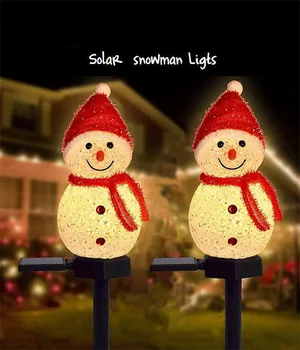 Saulės Šviesos Lauke Sniego Lempa LED Sodo Puošmena Vandeniui Kraštovaizdžio Kalėdų Žiburiai, Šviestuvai, Namų Balkono 009