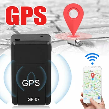 GF-07 Mini Automobilių GPS Tracker Real Time Stebėjimo Anti-Theft Anti-lost Locator Stipraus Magnetinio Kalno SIM Pranešimų Positioner