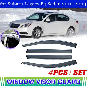 Automobilių Langų Durų Antveidžiai Subaru BM, BR B4 Sedanas 2010 M.~2014 Dūmų Angos Markizės Lietaus Antakių Guard Padengti Reflektoriai Accessories