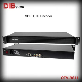 Dibview OTV-RS11 1U Rack SDI H264 H265 IPTV Transliacijos Vaizdo įrašą Facebook 