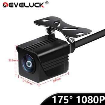Develuck HAINAUT CVBS 1080P 5V - 24V 175° Transporto priemonių Galinio vaizdo Kamera Automobilio Atbulinę Black 