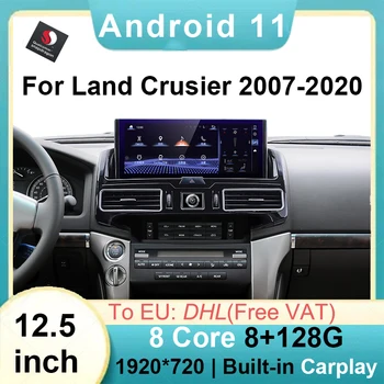 Toyota Land Cruiser 200 LC200 2007-2020 Android 11 Automobilių, Radijo, GPS Navigacijos, DVD Multimedijos Grotuvas