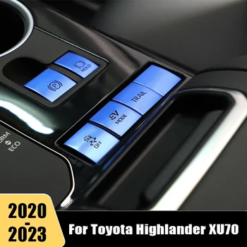 Automobilio Elektroninių rankinio stabdžio Mygtukas Lipdukas Apdailos Dangtelio Apdaila Reikmenys Toyota Highlander XU70 Kluger 2020 2021 2022 2023