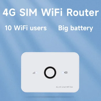 4G SIM kortelės wifi router lte modemas 10 WiFi vartotojai kišenėje MIFI hotspot įmontuota baterija nešiojamas WiFi