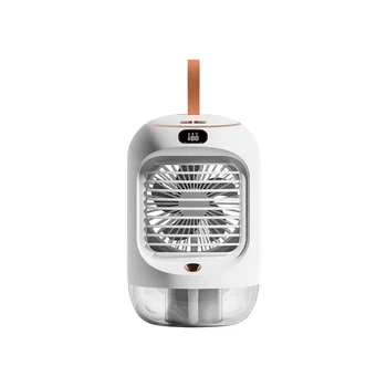 Elektrinis Ventiliatorius Įkrovimo Nešiojamų Darbalaukio Silent USB Aušinimo Mini Nešiojamas Ventiliatorius, Oro Kondicionieriai, Namų Drėkintuvas,Balta