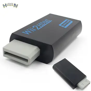 2017 Wii HDMI Wii 2 HDMI Adapteris Keitiklis 3.5 mm Audio Video Išėjimas Full HD 720P, 1080P HDTV Monitorius