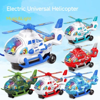 Elektrinis Sraigtasparnis Kietas Šviesos Muzikos Universalus Ratų Vaikų Žaislai Policijos Ligoninėje Gaisro Orlaivių Plokštumos Metu