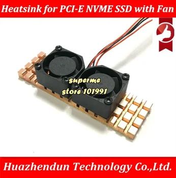 67mmX20mmX4mm Gryno Vario Heatsink už M. 2 NGFF 2280 PCI-E NVME SSD su ventiliatoriumi 4.0 mm Laird Klijų Šilumos kriaukle vėsinimo liemenė