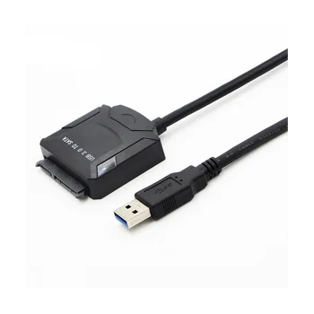 Sata Adapteris Kabelis USB 3.0 Prie Sata Konverteris 2.5/3.5 Colių Kietajame Diske HDD SSD USB3.0 Sata Kabelis,EU Plug