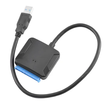 SATA į USB 3.0 2.5/3.5 HDD SSD Kietųjų Diskų Keitiklio Kabelį Linijos Adapteris