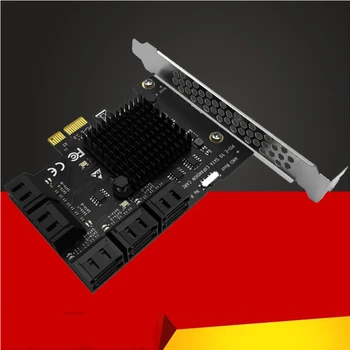 Chi Kasybos Stove 10 Port SATA PCIe 3.0 Išplėtimo Plokštę 