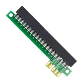 PCI-E Express 1x iki 16x Extender Konverteris Riser Card Adapteris Vyrų ir Moterų Pratęsimo Grafika Kortelės