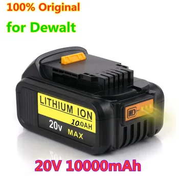 Nauji 100% Originalus 10000mAh 20V už Dewalt elektrinių Įrankių Baterijų DCB206 20V 10.0 Ah Baterijos DCB206 20V Baterija DCB205 DCB204-2