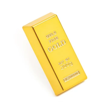 Plastikiniai Netikrą Aukso Imituojamas Aukso Plytų Netikrą Blizgantis Aukso Juosta Prespapjė Durų Filmuotos Medžiagos Prop Naujovė Dovana
