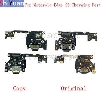 USB Įkrovimo lizdas Jungtis Valdybos Flex Kabelis Motorola Moto Kraštas 20 Krovimo Jungties Modulio atsarginės Dalys