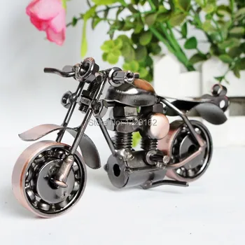 Nemokamas Pristatymas Kūrybos metalo, rankų darbo amatų motociklo modelis žaislų mados pub/namų puošybai Skatinimo dovana