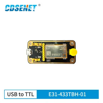 USB TTL Bandymo Valdybos AX5243 30dBm 433MHz FEC Di Belaidis siųstuvas-imtuvas Modulis E31-433TBH-01