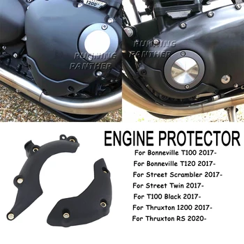 Motociklo Variklio apsauga Dangtelis Variklio apsauga dangteliu Dangtelis Naujas Bonneville T100 Juoda T120 2017 - 2021 2022