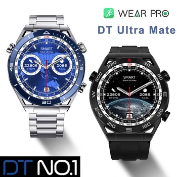 DT UltraMate Smart Watch Vyrai DĖVI PRO Laikrodį 