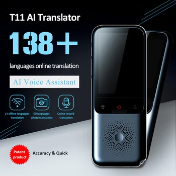 2023 Naujas T11 Nešiojamųjų Garso Vertėjas 138 Kalba Smart Vertėjas Neprisijungęs Realiu Laiku, Pažangaus Voice AI Balso Foto Vertėjas