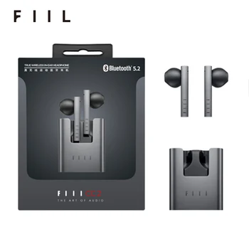 FIIL CC2 Ausines, Bevielį Bluetooth 5.2 Ausines ENC Dvigubas Mikrofonas Skambinimo Triukšmą, Ausinių TWS Fone Gamer Pro laisvų Rankų įranga