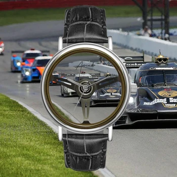 Avokado Nauja Sporto vyriški Žiūrėti Lenktynių Vairas Automobilių Mados Kvarciniai Laikrodžiai Nemokamas Pristatymas