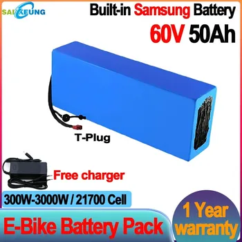 Elektrische fiets 60V ličio batterij pack 20ah 25ah 35ah 30ah 45ah 50ah batterij 26/27.5/29 colių fiets 3000W modificatie rinkinys