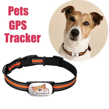 4G Šuo Anti-Lost Aptikimo Nuotolinio Valdymo Kačių Antkaklis Sekimo Prietaisas, Pet Tracker GPS Locator Vandeniui Rasti Prietaiso Šunims, Katėms