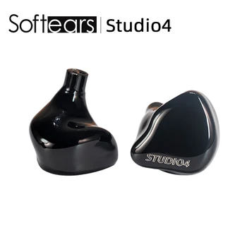 Softears Studio4 4BA HiFi Ausinės visiškai nauja Studija Serijos Profesinės ausų Stebėti Ausinių su 0.78 mm 2Pin Kabelis