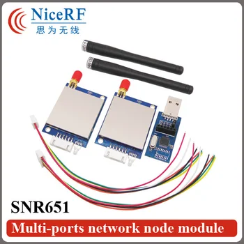 2VNT/Daug 500mW 915MHz RS232 Sąsaja Belaidžio RD ryšio Modulis SNR651+2VNT Antena+2VNT USB Brigde valdyba