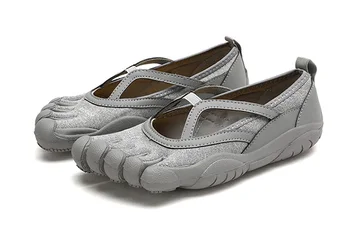 Moterų stretch audinys 5 pirštus pelkių batai ponios anti-slip kvėpuojantis laipiojimo kierat Pilates Joga 5 Pirštai batai