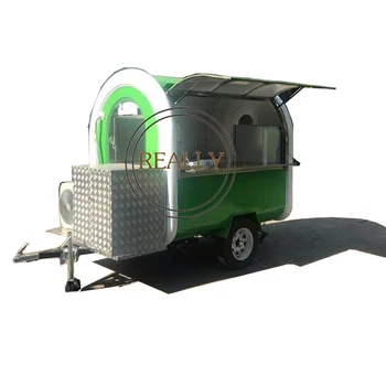 Naujo Dizaino Maisto Priekaba 220cm Ilgio Maisto Sunkvežimis Mobiliojo Hotdog Krepšelį Kioskas