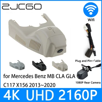 ZJCGO Brūkšnys Cam 4K UHD 2160P Automobilių Vaizdo įrašymo DVR Naktinio Matymo Mercedes Benz MB CLA GLA C117 X156 2013~2020 m.