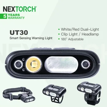 Nextorch UT30 Smart Jutikliai, Multi-funkcija Saugos/Įspėjamoji Lemputė, priekinis Žibintas, ClipLight, HelmetLight, BikeLight, Įkrovimo