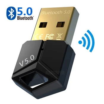 USB Bluetooth 5.0 Garso Siųstuvą, Imtuvą USB Dongle Muzikos Belaidžio ryšio Adapteris, Skirtas PC Kompiuteris, Nešiojamas kompiuteris Už WIN7/8/8/8.1/10