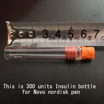 Naudoti Novo nordisk buteliukas 3 ML už Novonordisk Pen 5vnt