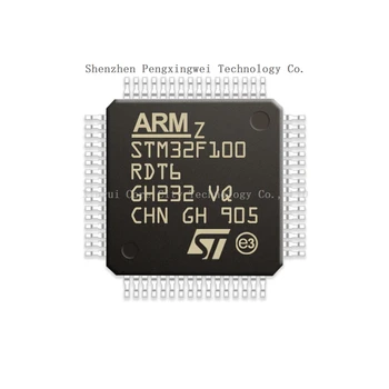 STM STM32 STM32F STM32F100 RDT6 STM32F100RDT6 Sandėlyje ir 100% Originalus Naujas LQFP-64 Mikrovaldiklis (MCU/MPU/SOC) CPU