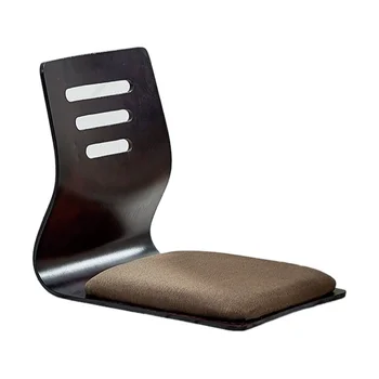 (2vnt/lot), Japonų Kėdė, Dizaino Namų gyvenamojo Kambario Baldai Kotatsu Stalo Kėdė Tatamio Zaisu LegLess Grindų Kėdė Juoda Apdaila