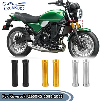 Motociklo Priekinės Šakės Įkrovos Vamzdelyje amortizatorius Svirties Dangtelis Kawasaki Z650RS 2022 2023 Aliuminio Priedai