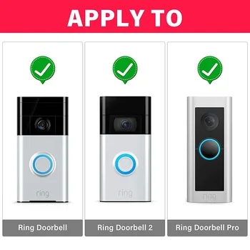 Namų Tobulinimo Doorbell Varžtai Metalo Priedai Žiedas Doorbell Varžtai Pakeitimo T6T15 Anti-theft Torx Sraigtais