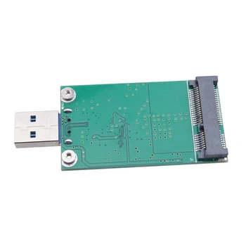 MSATA USB Adapteris Kortelės Stalinio Kompiuterio Mini PCI-E Konversijos Kortelės MSATA su USB3.0 Adapterio Kortelės Palaikymas MSATA SSD