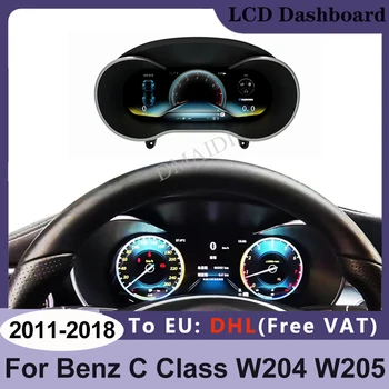 LCD Spidometras Skaitmeninis Prietaisų skydelis Mercedes Benz C-Class W204 W205 2011-2018 Kolegijos Virtualios Prietaisų skydelis Kabinos
