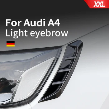 ABS priekinis žibintas Lipdukas Oro Peilis Lipdukas Audi A4 S4 B9 2020 2021 Sedanas Eksterjero Reikmenys, lipdukai