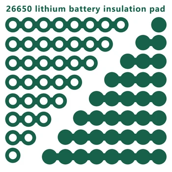 100vnt/daug 26650 ličio akumuliatoriaus teigiamą polių izoliacija pad baterija asamblėjos aukštaitijos miežių popieriaus izoliacija pleistras