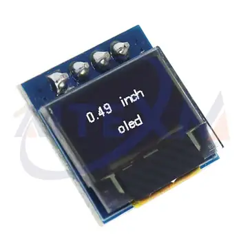 0.49 Colių OLED Ekranas LCD Modulis, Balta 0.49