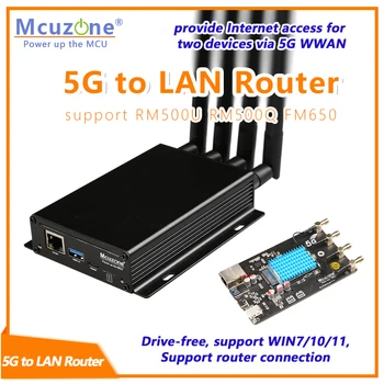 5G LAN Adapteris 5G Maršrutizatorius,1Gbps RJ45 USB3.0, 5G MEZON vairuotojas nemokamai, plug and play, X86 R5S,RM500U RM500Q FM650 RM510Q