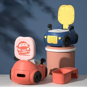 Animacinių filmų Automobilį Vaikų Tualetas Mielas Įdomi Forma Kelionių Pamišęs 2 1 Kūdikių Pamišęs Žaislas Automobilis Apversti Dizaino Pamišęs Mokymo Sėdynės
