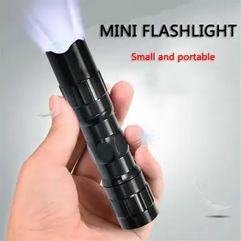 3W Mini LED Žibintuvėlis Aliuminio Lydinio Mažos Baterijos Kišeninis Žibintuvėlis Patalpų, Lauko Kempingas Lauko Avarinė